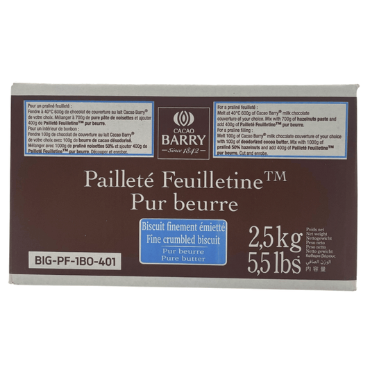 Paillete Feuilletine Barry 2.5Kg