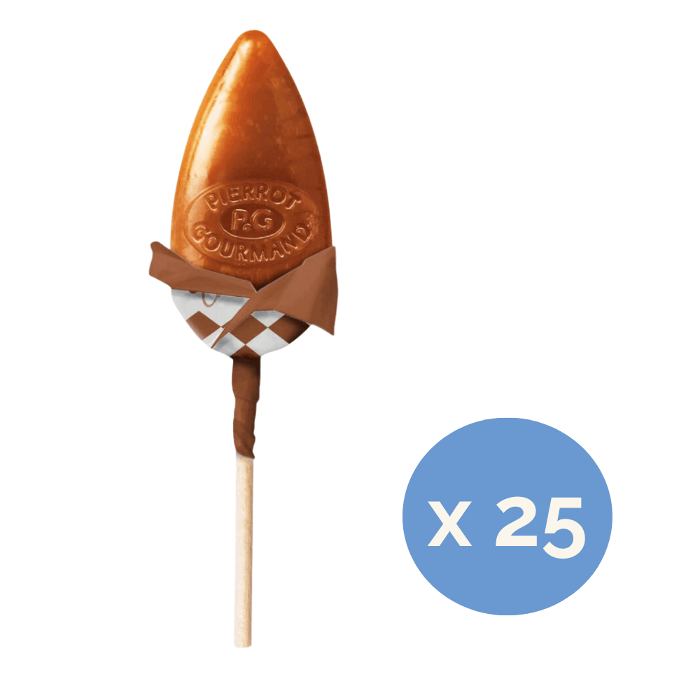 Pierrot Gourmand Caramel Lollipops x 25