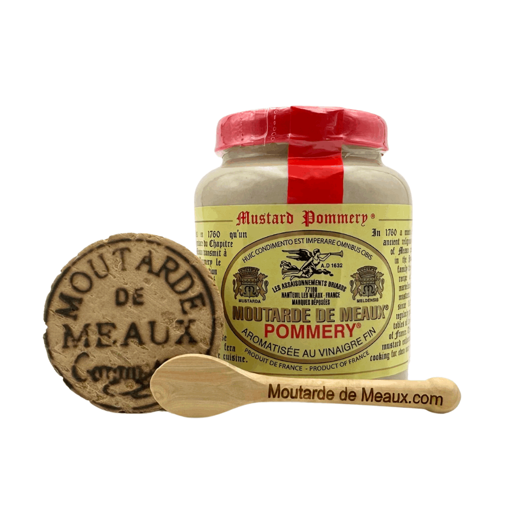 Pommery Wholegrain Mustard with Cork and Spoon 100g