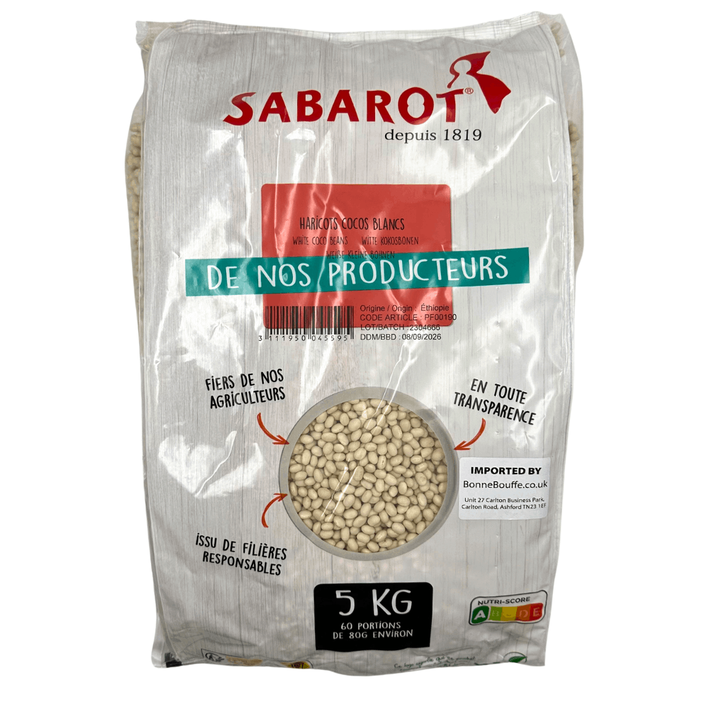 Sabarot Dried Haricot Coco Beans 5kg