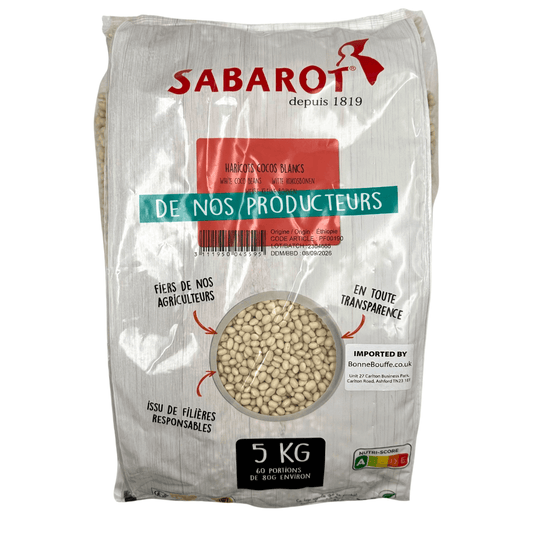 Sabarot Dried Haricot Coco Beans 5kg