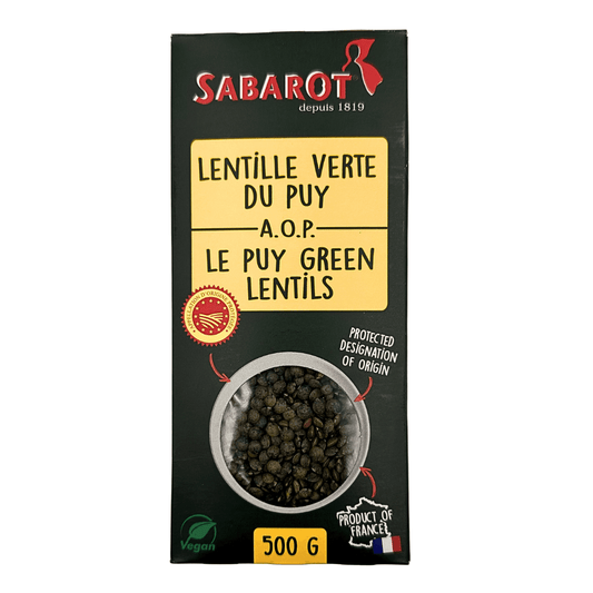 Sabarot Green Puy Lentils AOP 500g