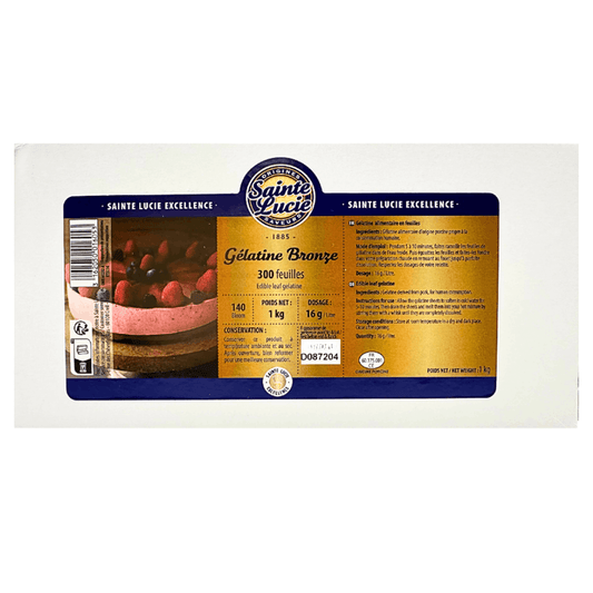 Sainte Lucie Bronze Gelatine Leaves 1kg