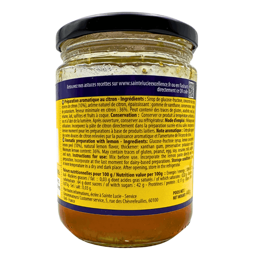 Sainte Lucie Lemon Zest Paste 440g
