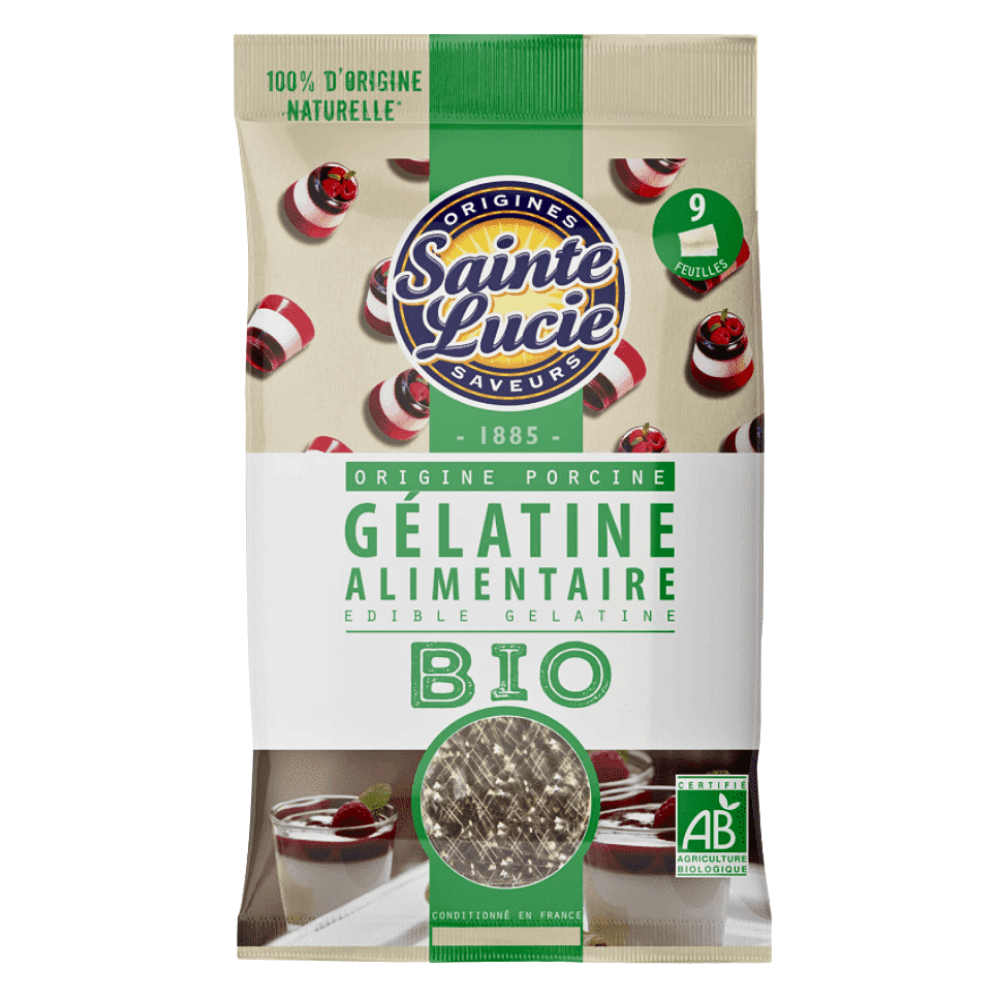 Sainte Lucie Gelatine 9 Sheets 11g