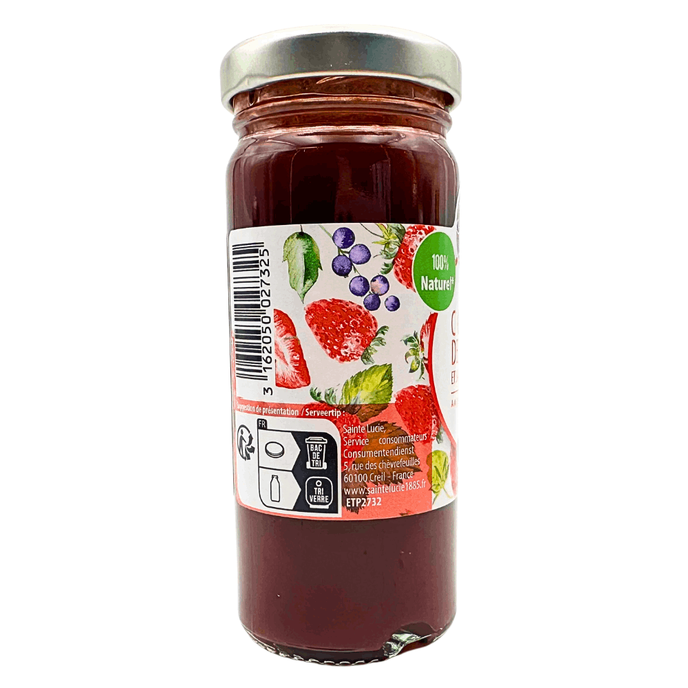 Sainte Lucie Strawberry and Blackcurrant Coulis 110g