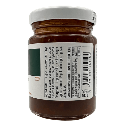 BiPiA Fig Chutney with Espelette Chilli Pepper 100g