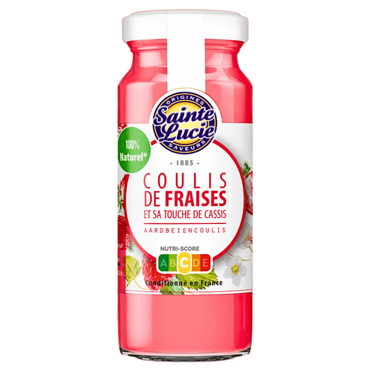 Sainte Lucie Strawberry and Blackcurrant Coulis 110g