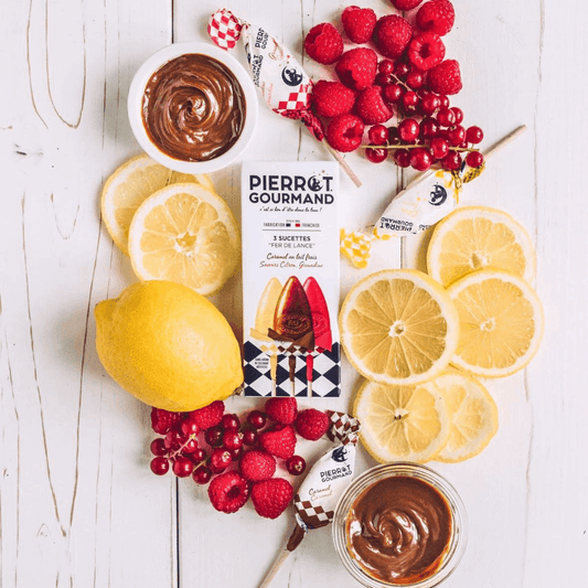 Pierrot Gourmand Mixed Flavours Lollipops x 3