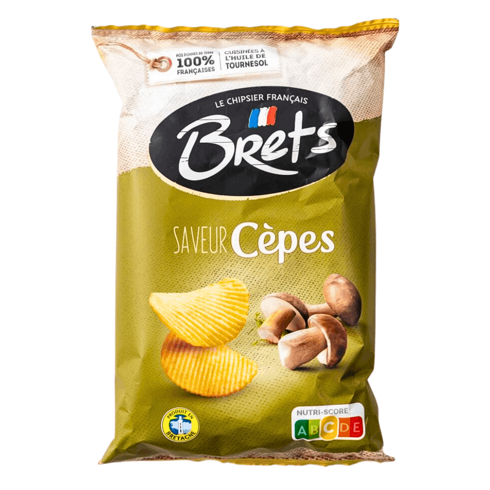 Brets Ceps Crisps 125g x 10