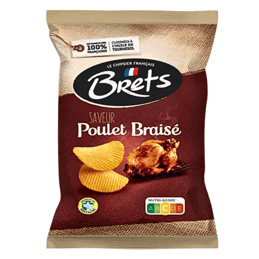 Brets Braised Chicken Crisps 125g