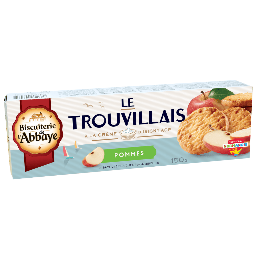 Biscuiterie de l’Abbaye Trouvillais Apple 150g