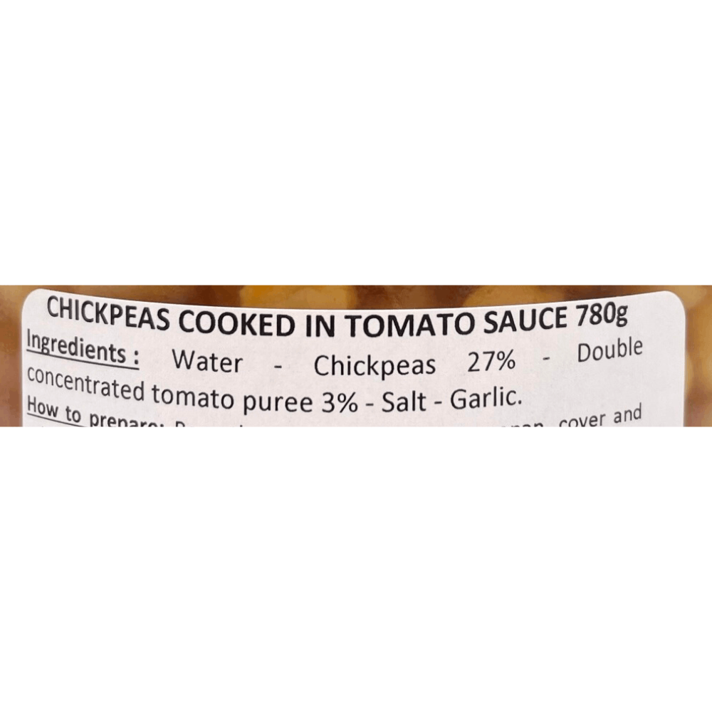 La Belle Chaurienne Chickpeas in Tomato Sauce 780g